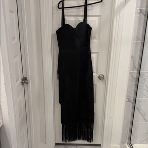 Fashion Nova Black Maxi Dress